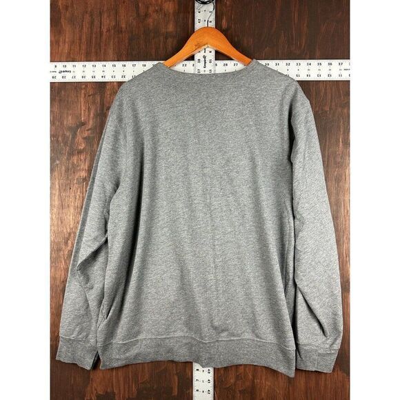 Disney Parks Disney World Mickey Mouse Santa Gray Long Sleeve‎ Shirt Christmas - Picture 6 of 6